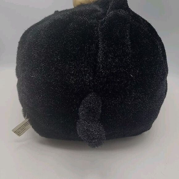 Monokuro Boo MB2410 Crown Black Pig San-x Large 10" Plush TAG Toy Doll japan - Picture 4 of 9